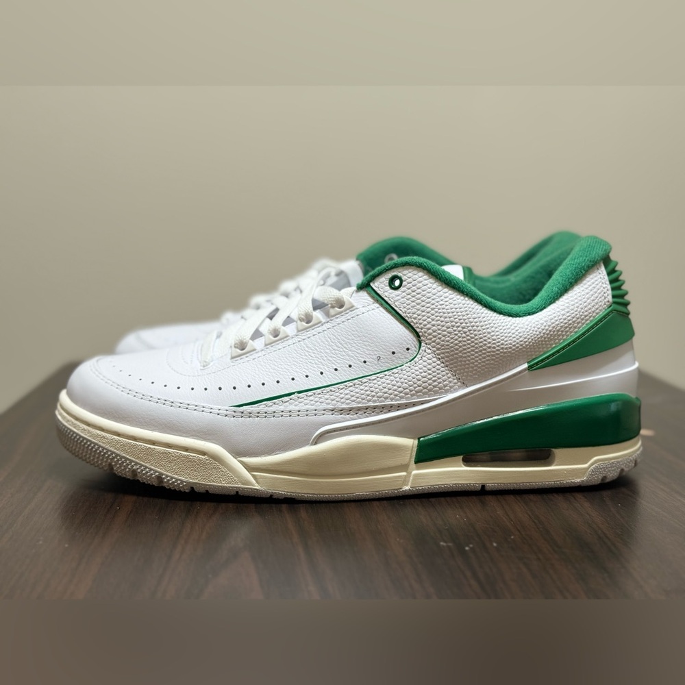Nike Air Jordan 2/3 White/Pine Green/Sail/Neutral Grey Mens Size 11 [FD0383-103]